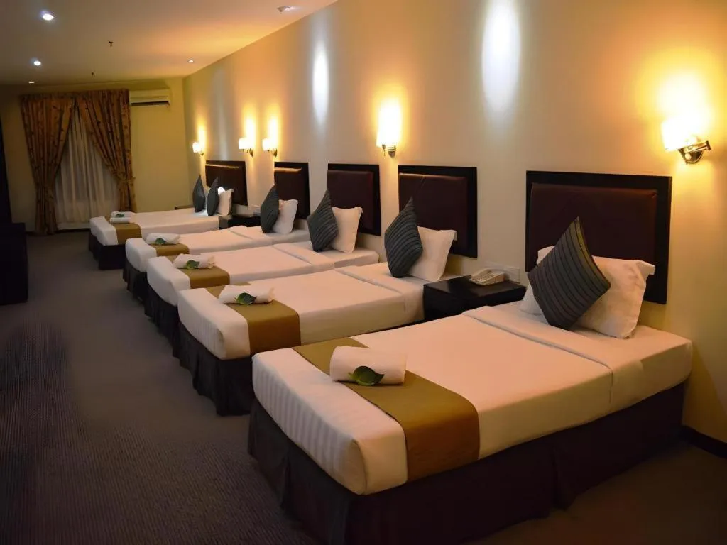 Bed in Goldsands Hotel Langkawi