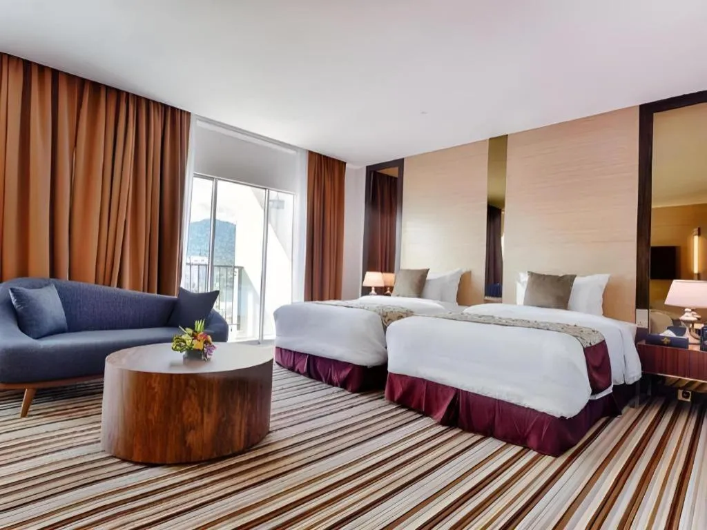 Bed in Goldsands Hotel Langkawi