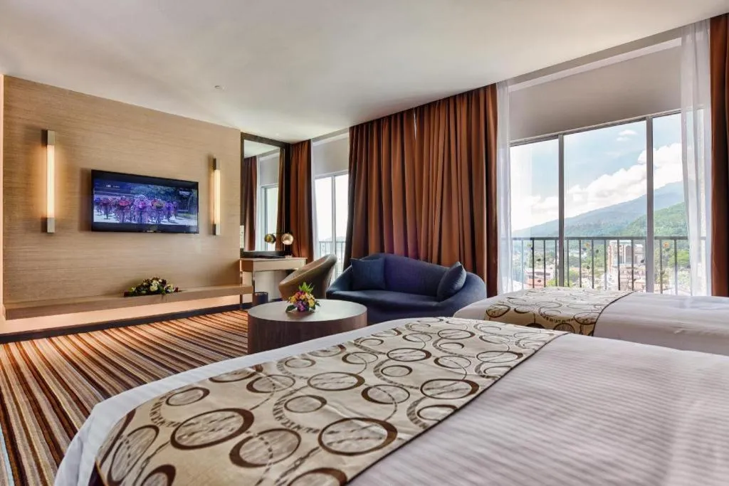 Bed in Goldsands Hotel Langkawi