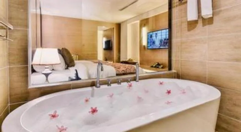 Bed in Goldsands Hotel Langkawi