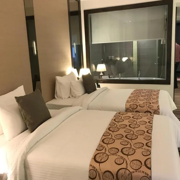 Bed in Goldsands Hotel Langkawi