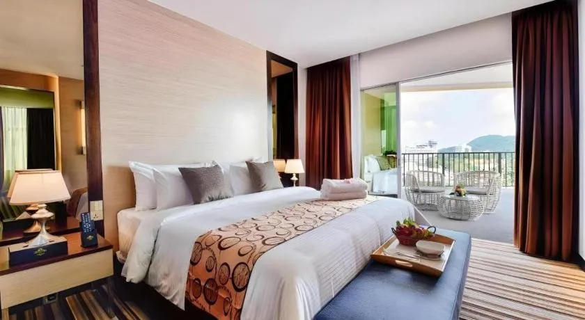 Bed in Goldsands Hotel Langkawi