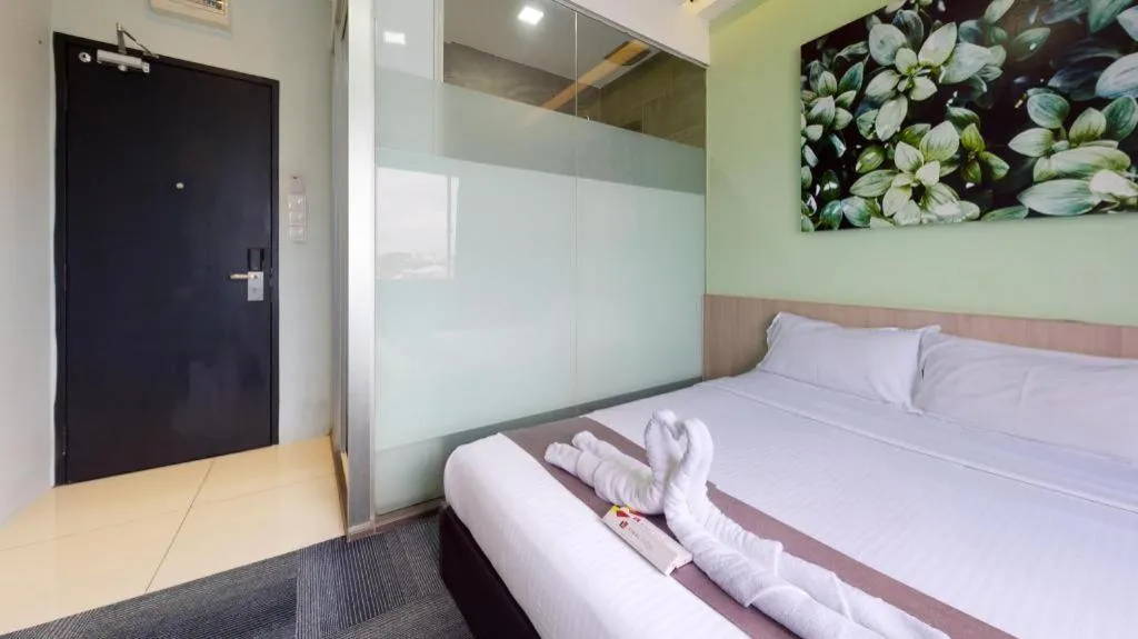 Bed in Kimal Hotel Taiping