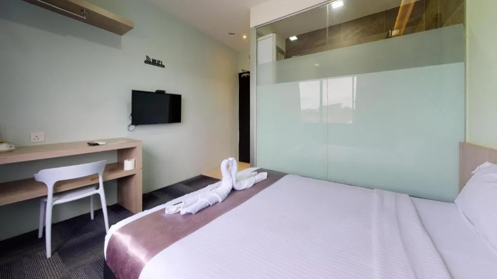 Bed in Kimal Hotel Taiping