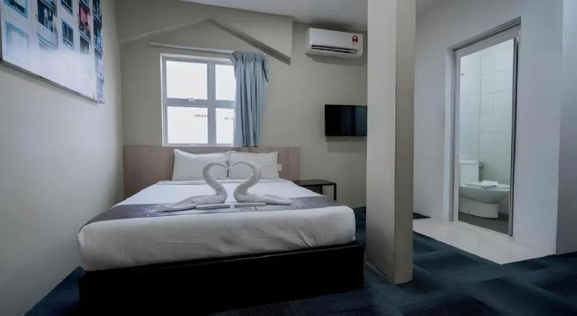 Bed in Kimal Hotel Taiping