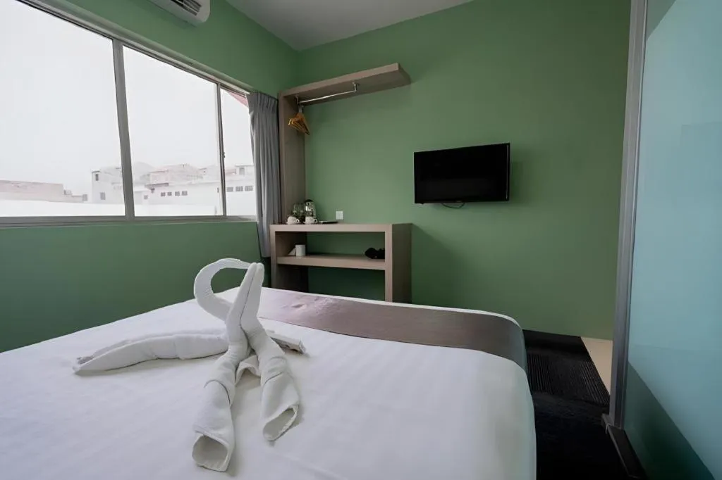 Bed in Kimal Hotel Taiping