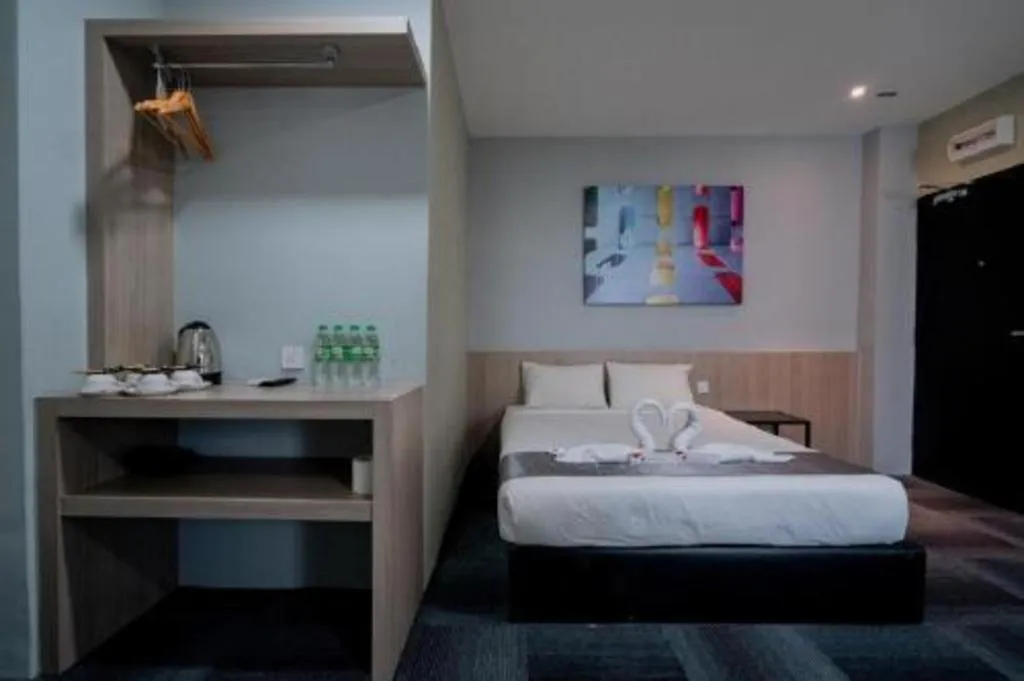 Bed in Kimal Hotel Taiping