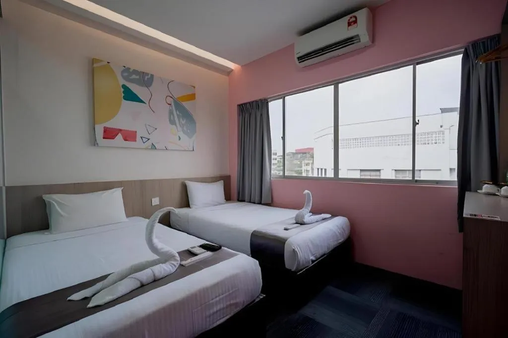 Bed in Kimal Hotel Taiping