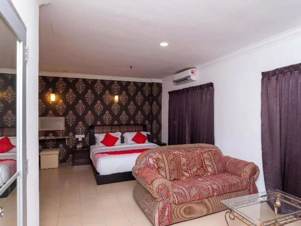 Bed in Super OYO 1114 Neo Pegasus Hotel