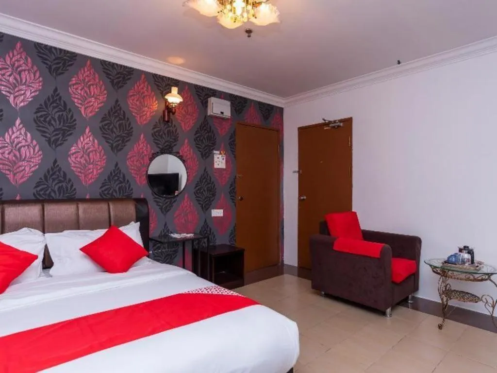 Bed in Super OYO 1114 Neo Pegasus Hotel