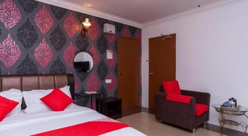 Bed in Super OYO 1114 Neo Pegasus Hotel