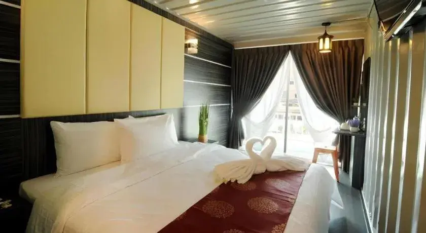 Bed in PPT Muar Hotel Bed in PPT Muar Hotel