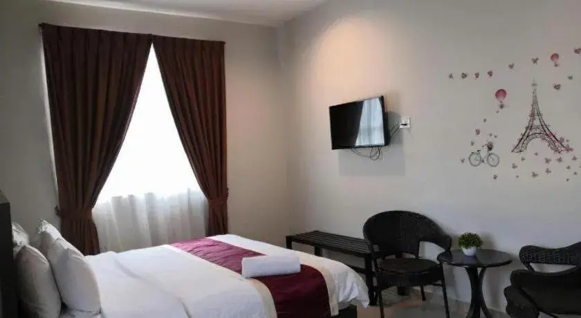 Bed in PPT Muar Hotel Bed in PPT Muar Hotel