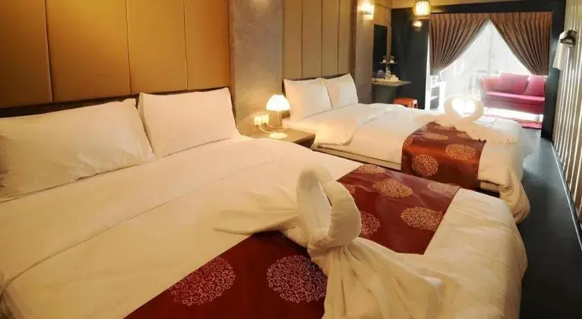 Bed in PPT Muar Hotel Bed in PPT Muar Hotel