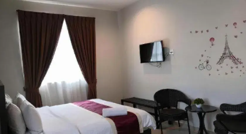 Bed in PPT Muar Hotel Bed in PPT Muar Hotel