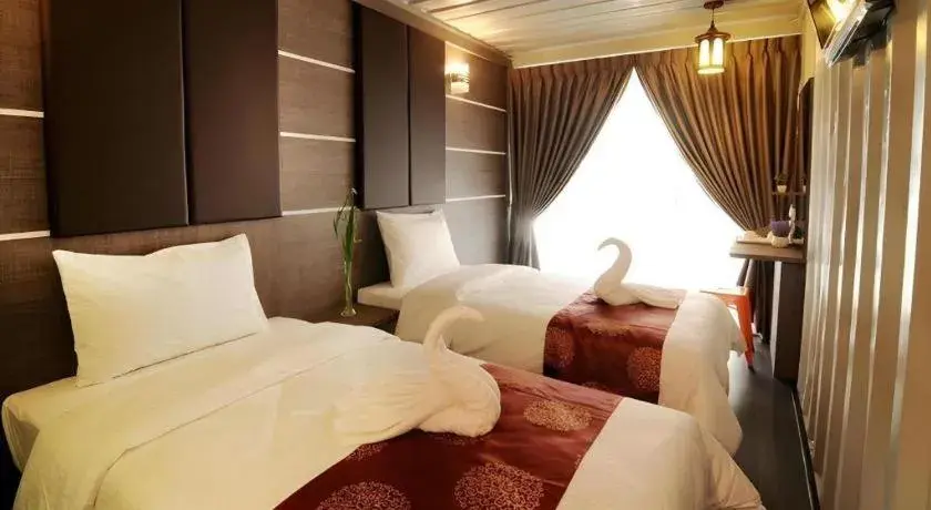 Bed in PPT Muar Hotel Bed in PPT Muar Hotel