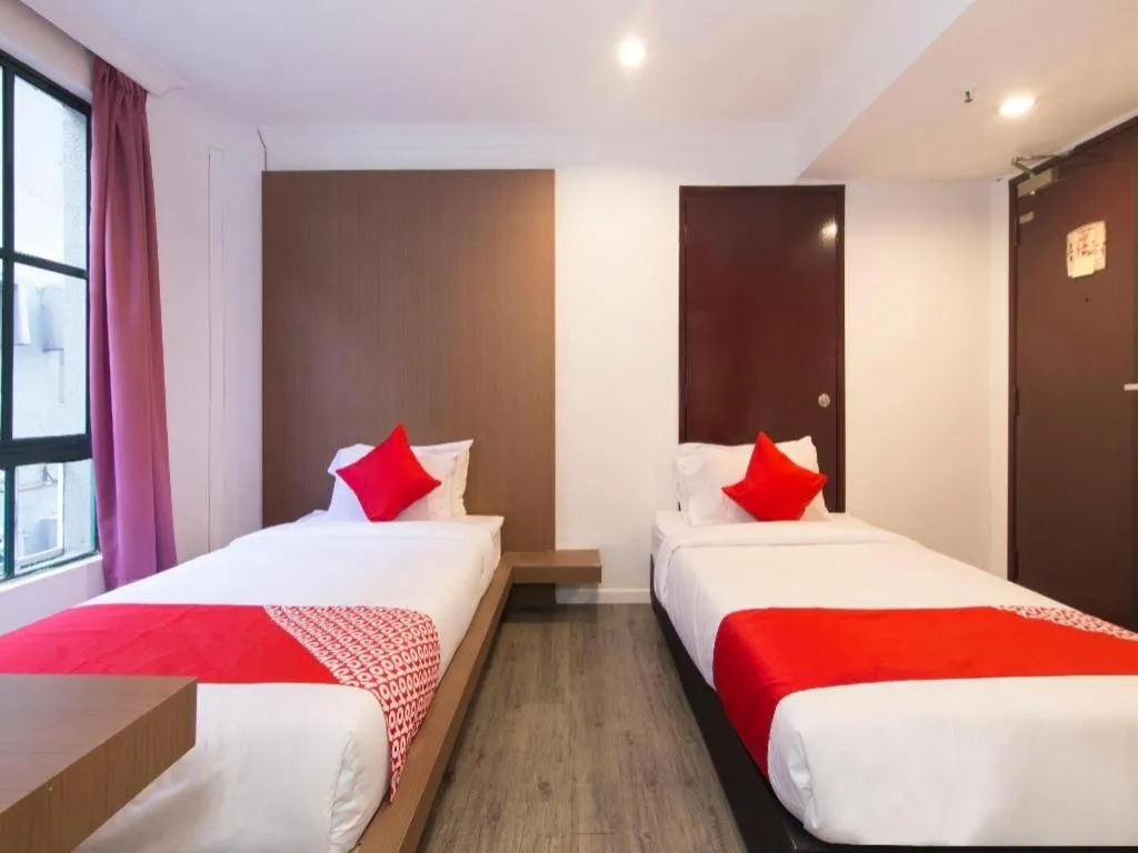 Bed in OYO 1045 Azimuth Hotel