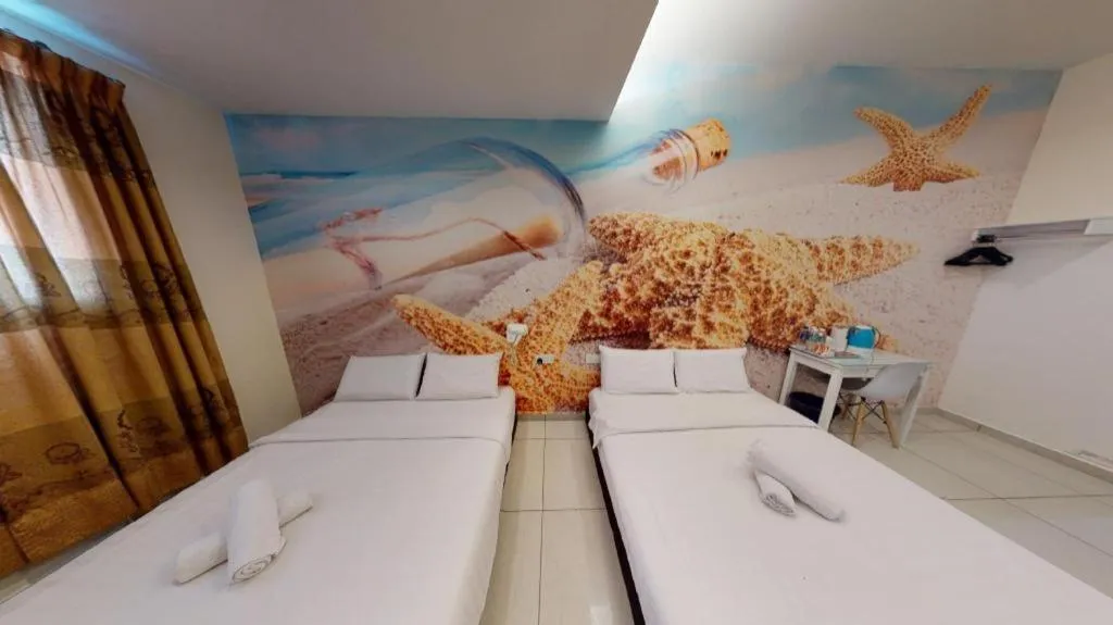 Bed in Starfish Hotel