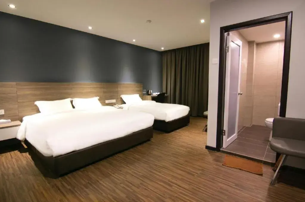 Bed in V Plus Hotel Ipoh Bed in V Plus Hotel Ipoh