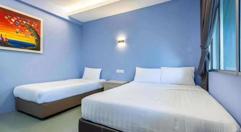 Bed in Semporna Dream Villa