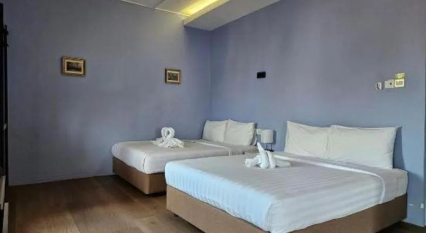 Bed in Semporna Dream Villa