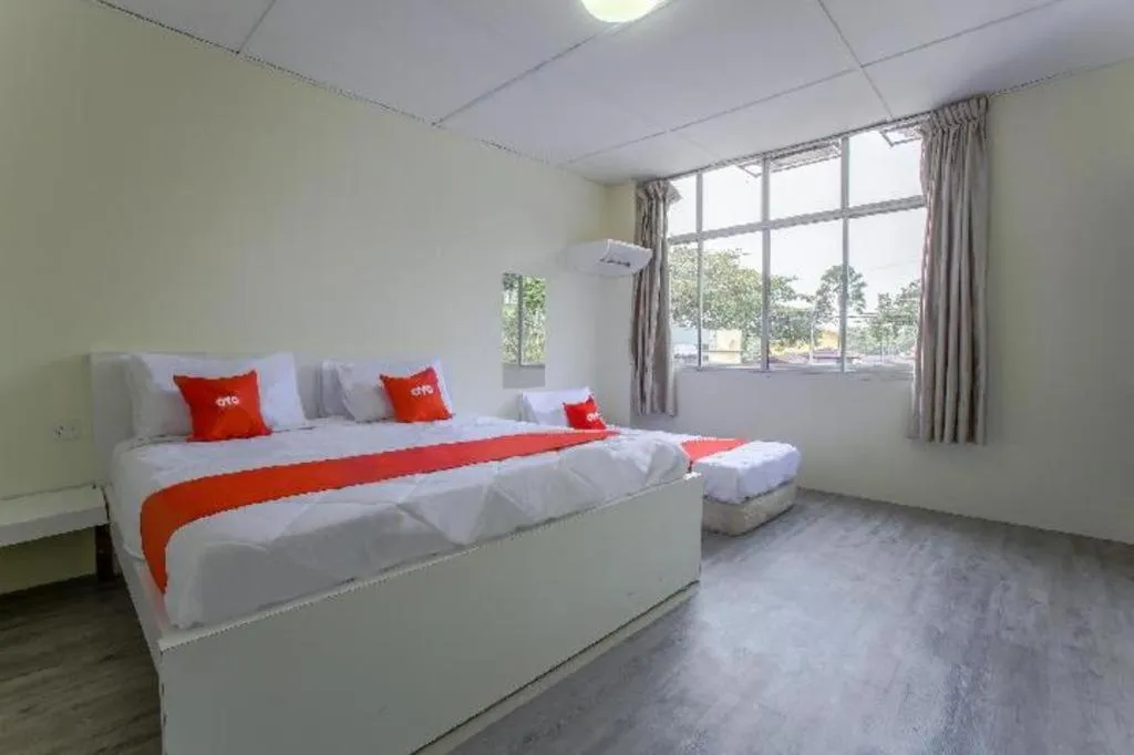 Bed in OYO 822 Zande Motel Kuala Selangor