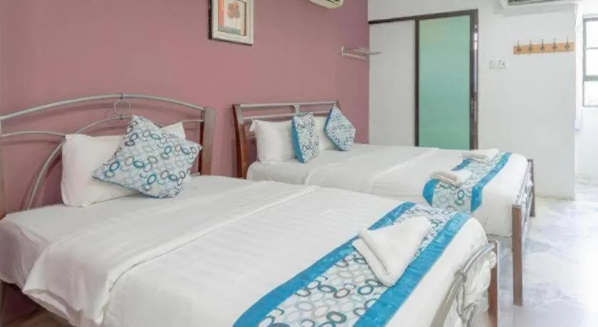 Bed in OYO 89874 Gs Golden Star Hotel