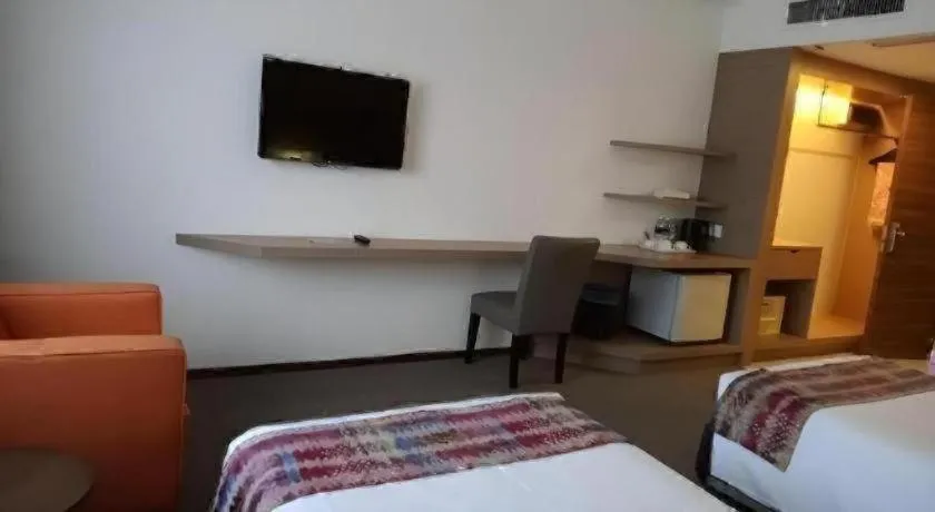 Bed in Grand Barakah Hotel