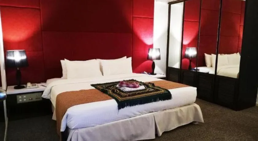 Bed in Grand Barakah Hotel