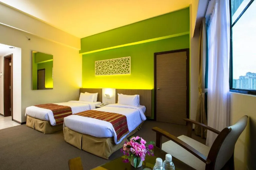 Bed in Grand Barakah Hotel