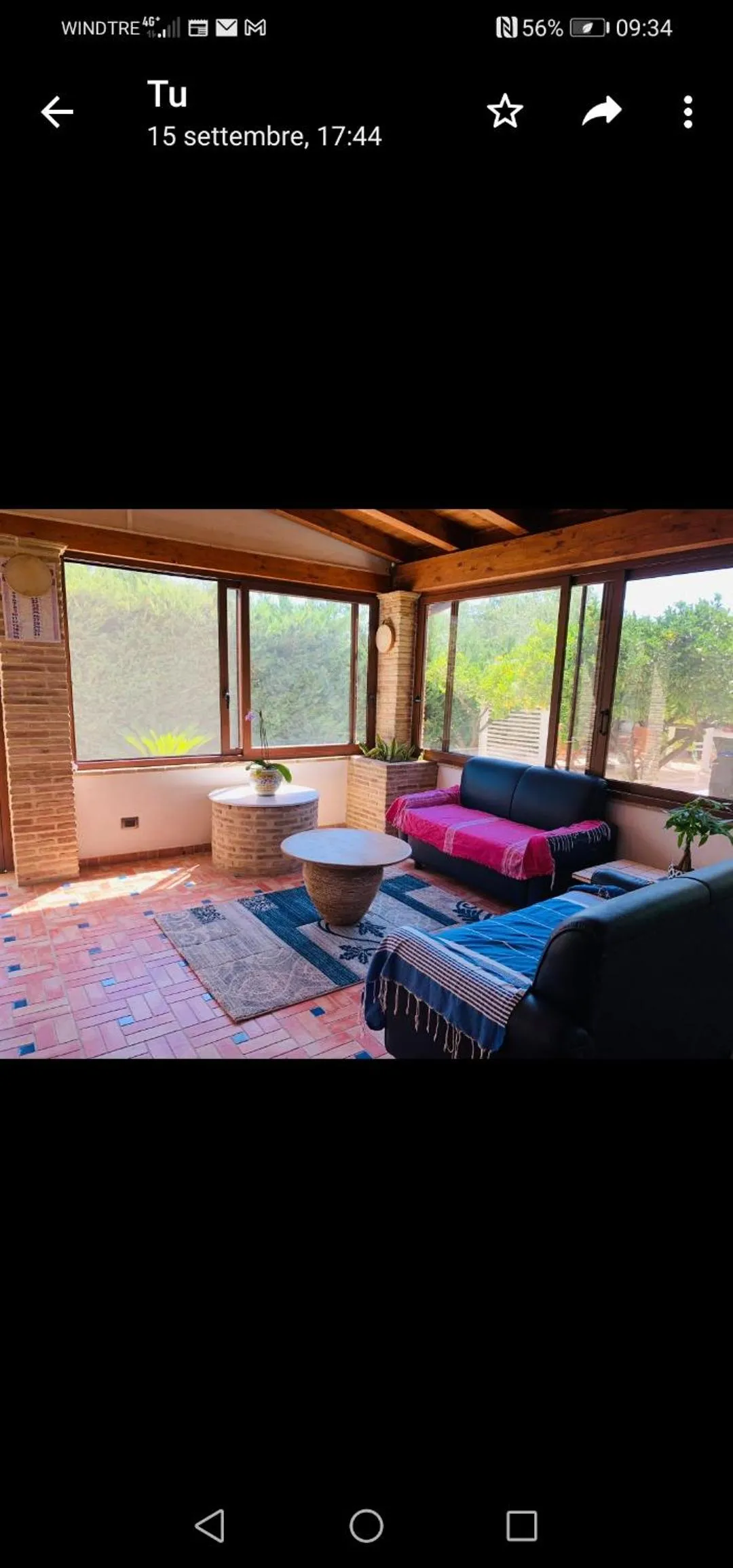 Living room in Casa Nunna