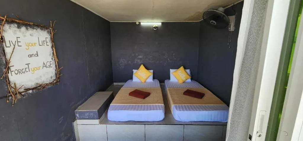 Bed in OYO 90980 Rainbow Island Sepanggar