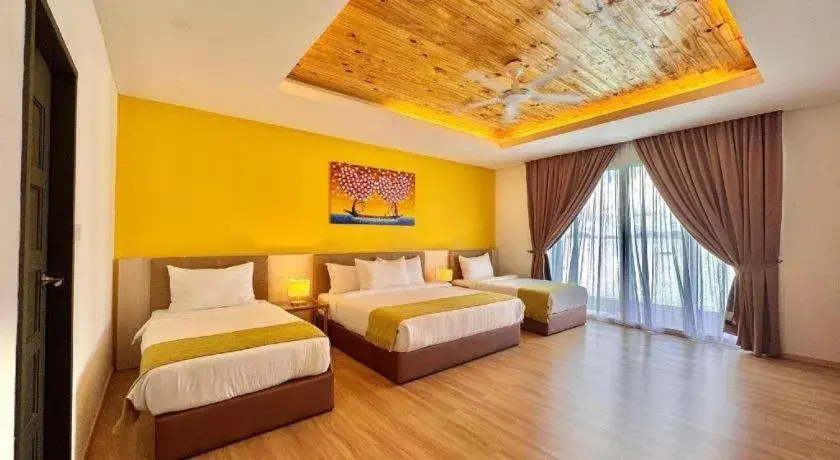 Bed in Sand Bay Resort Semporna Bed in Sand Bay Resort Semporna