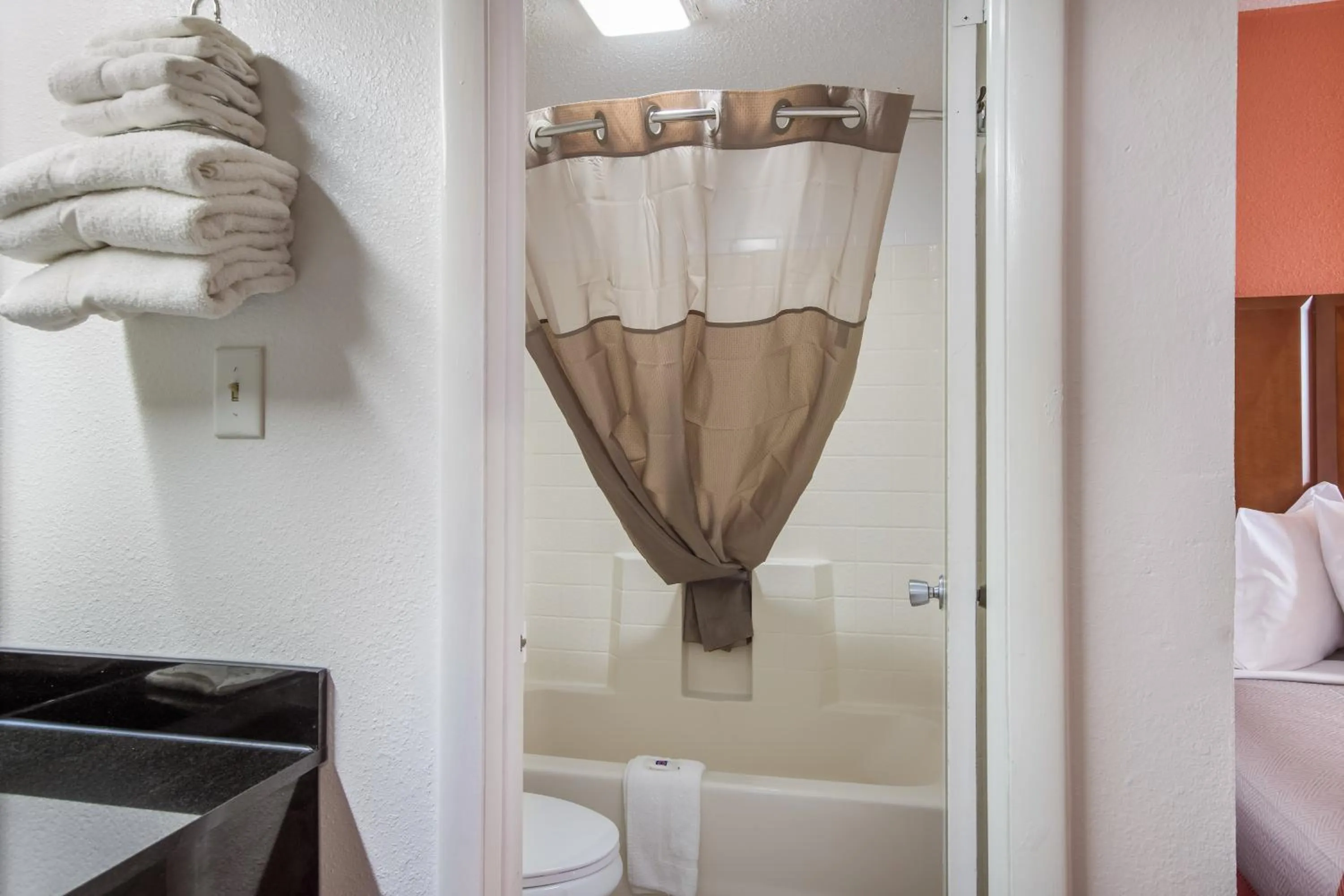 Bathroom in Motel 6-Van Buren, AR I- 40