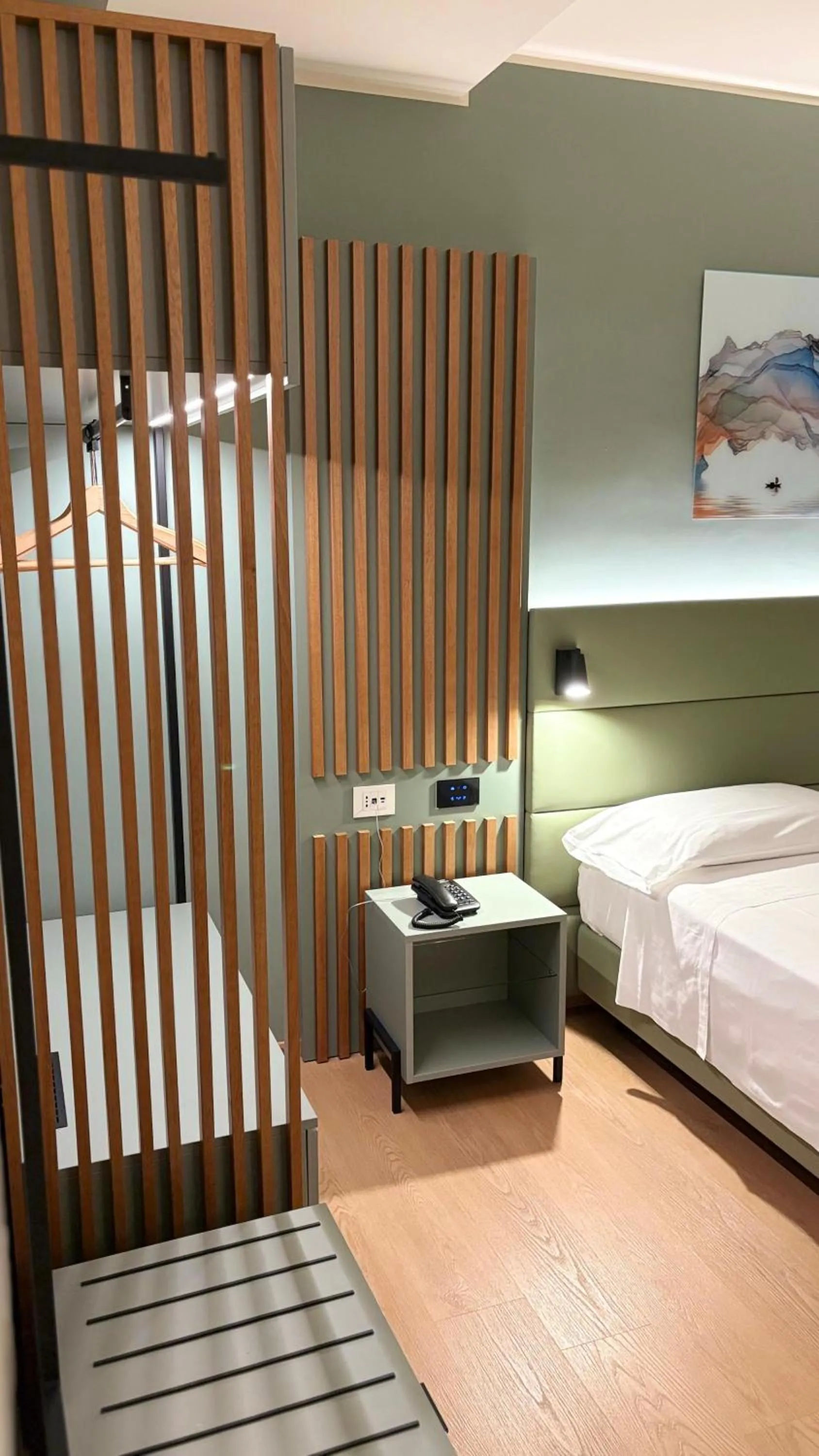 Bed in Hotel Milazzo Smart