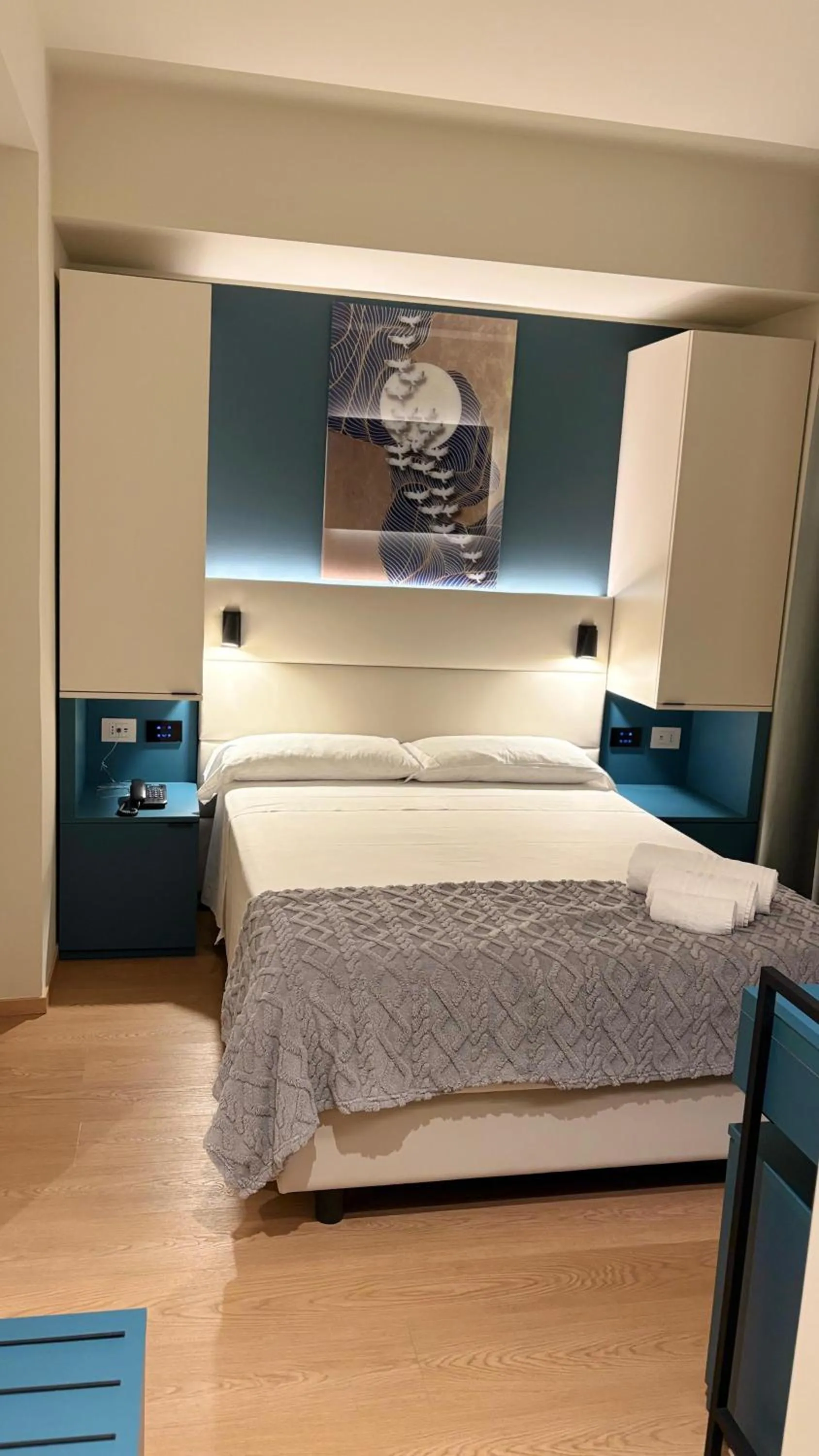 Bed in Hotel Milazzo Smart