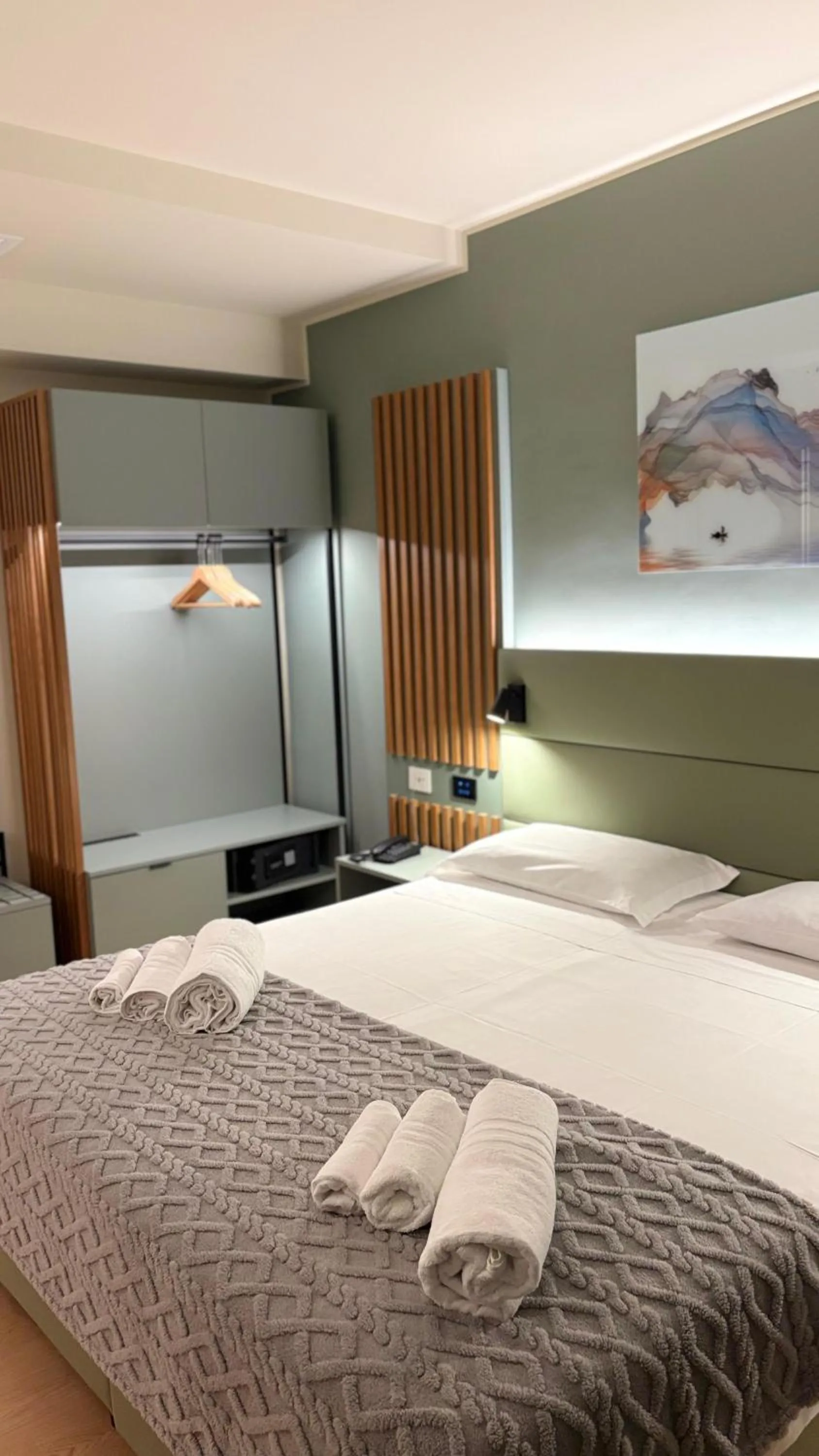 Bed in Hotel Milazzo Smart
