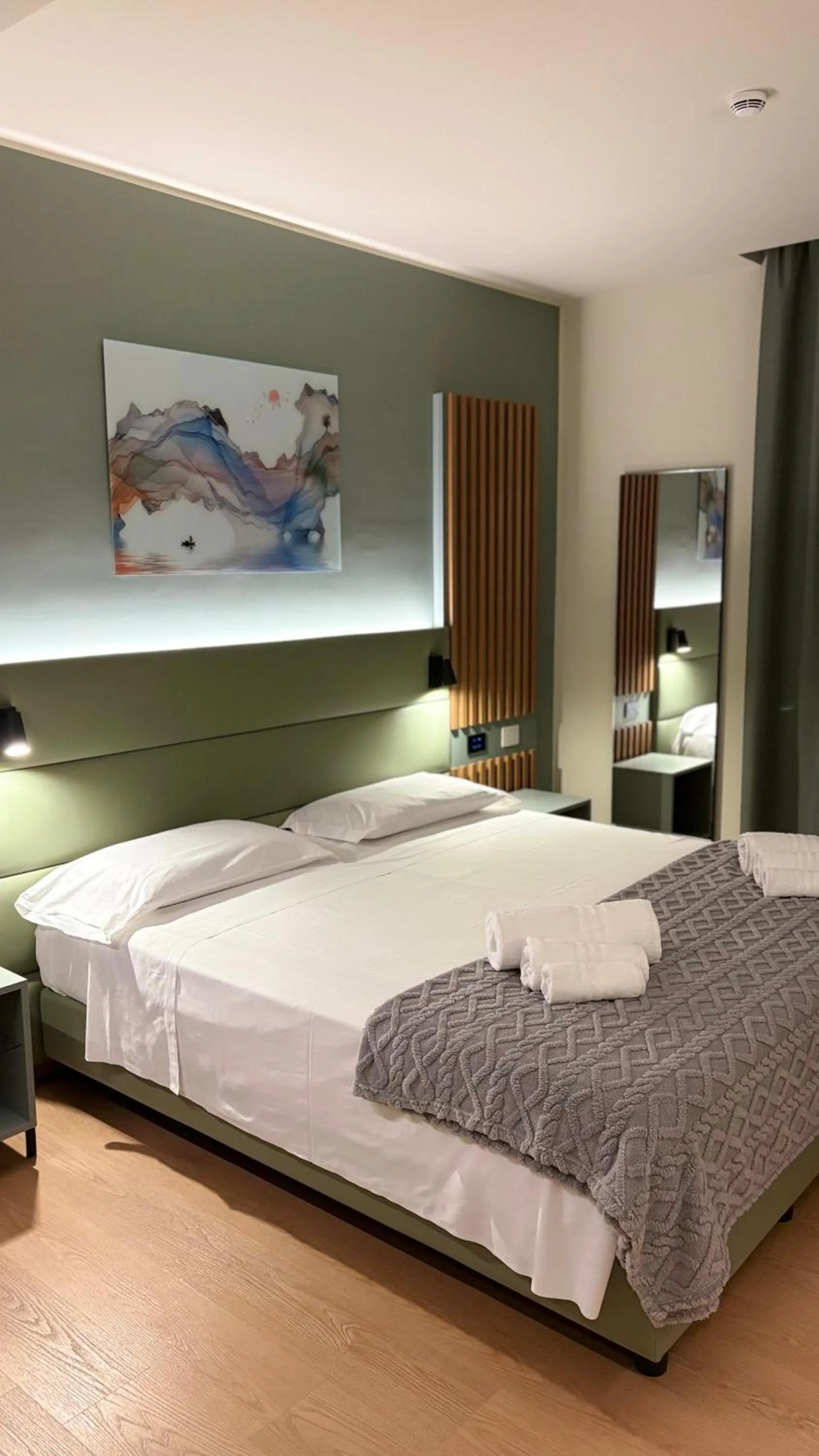 Bed in Hotel Milazzo Smart