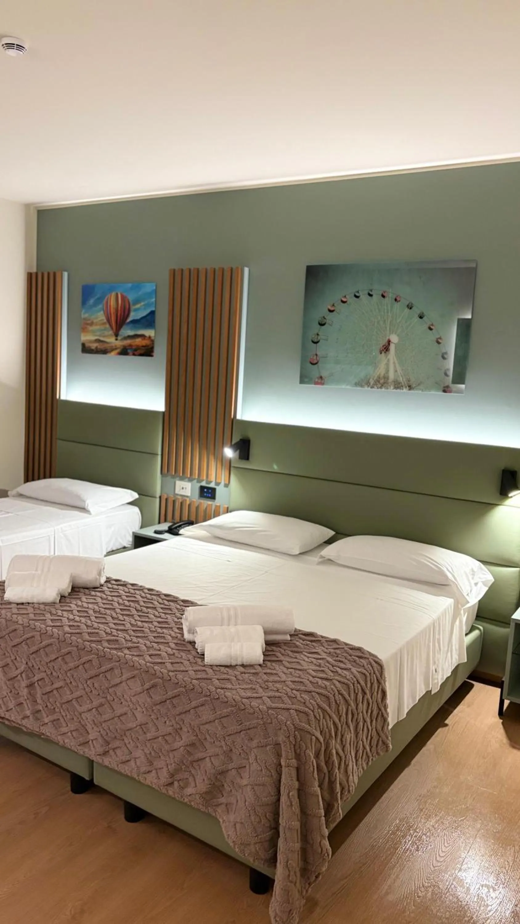 Bed in Hotel Milazzo Smart