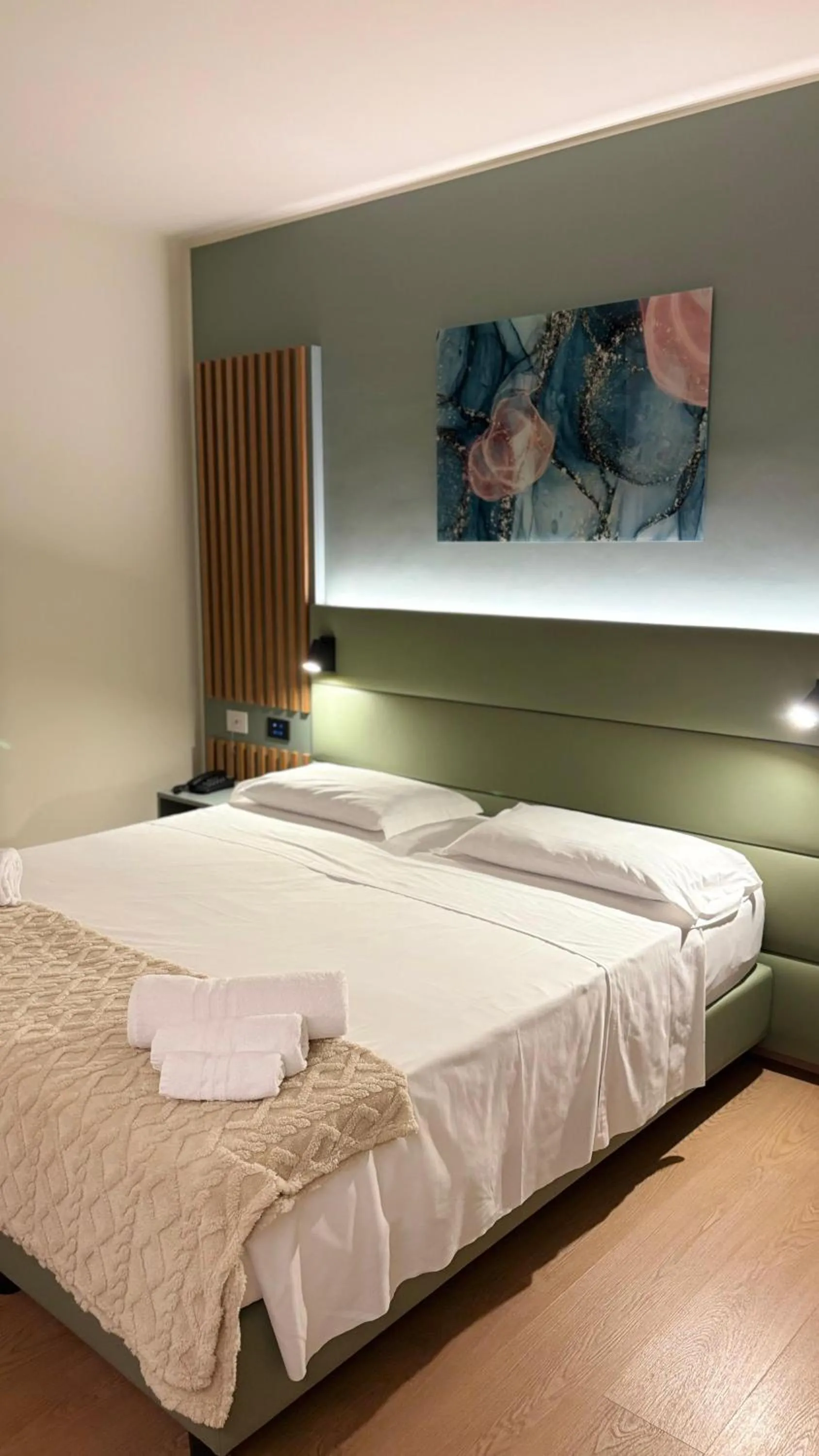 Bed in Hotel Milazzo Smart
