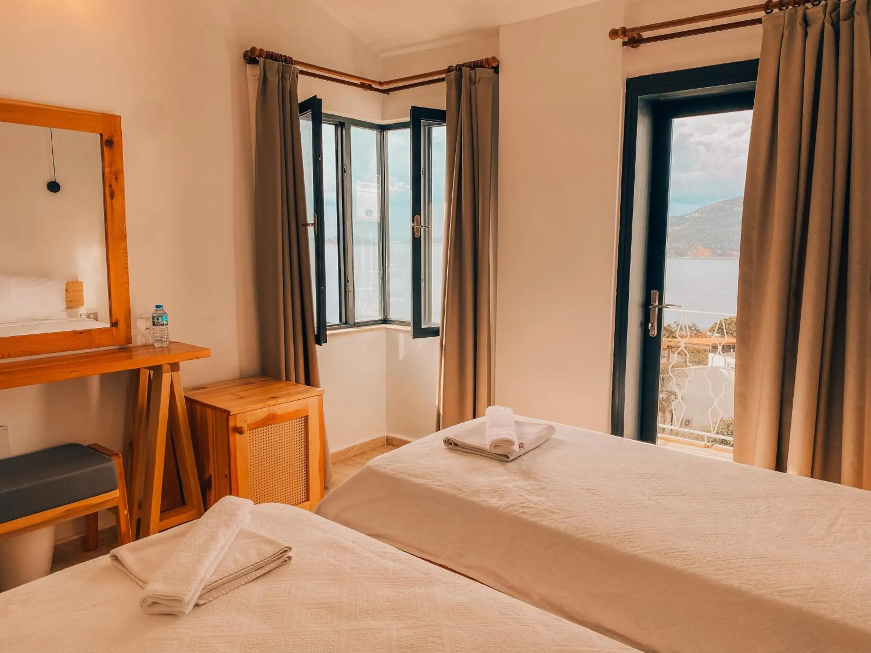 Twin Room in The Bay View Kalkan Hotel Twin Room in The Bay View Kalkan Hotel