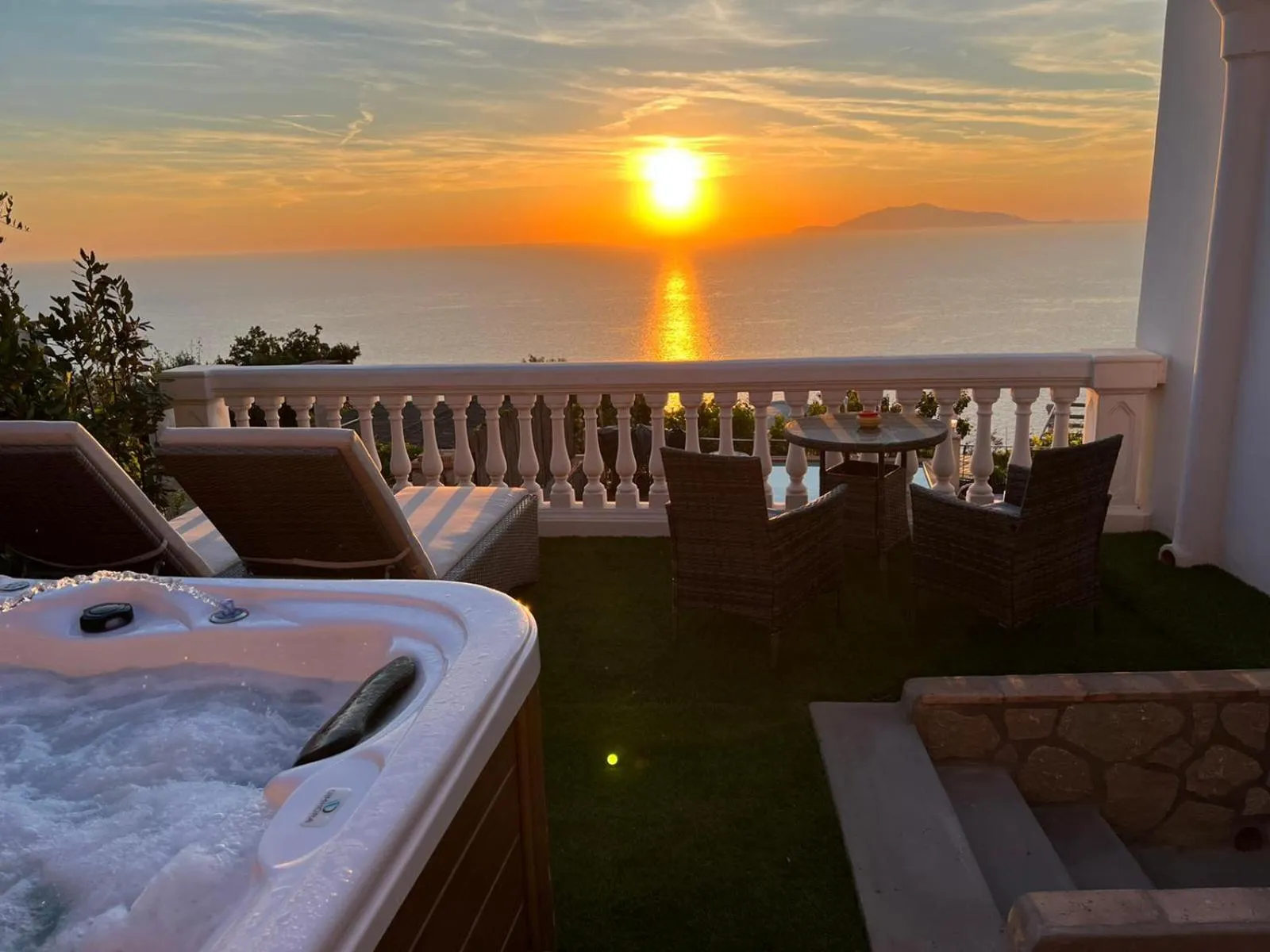 Patio in B&B Il Paradiso di Capri