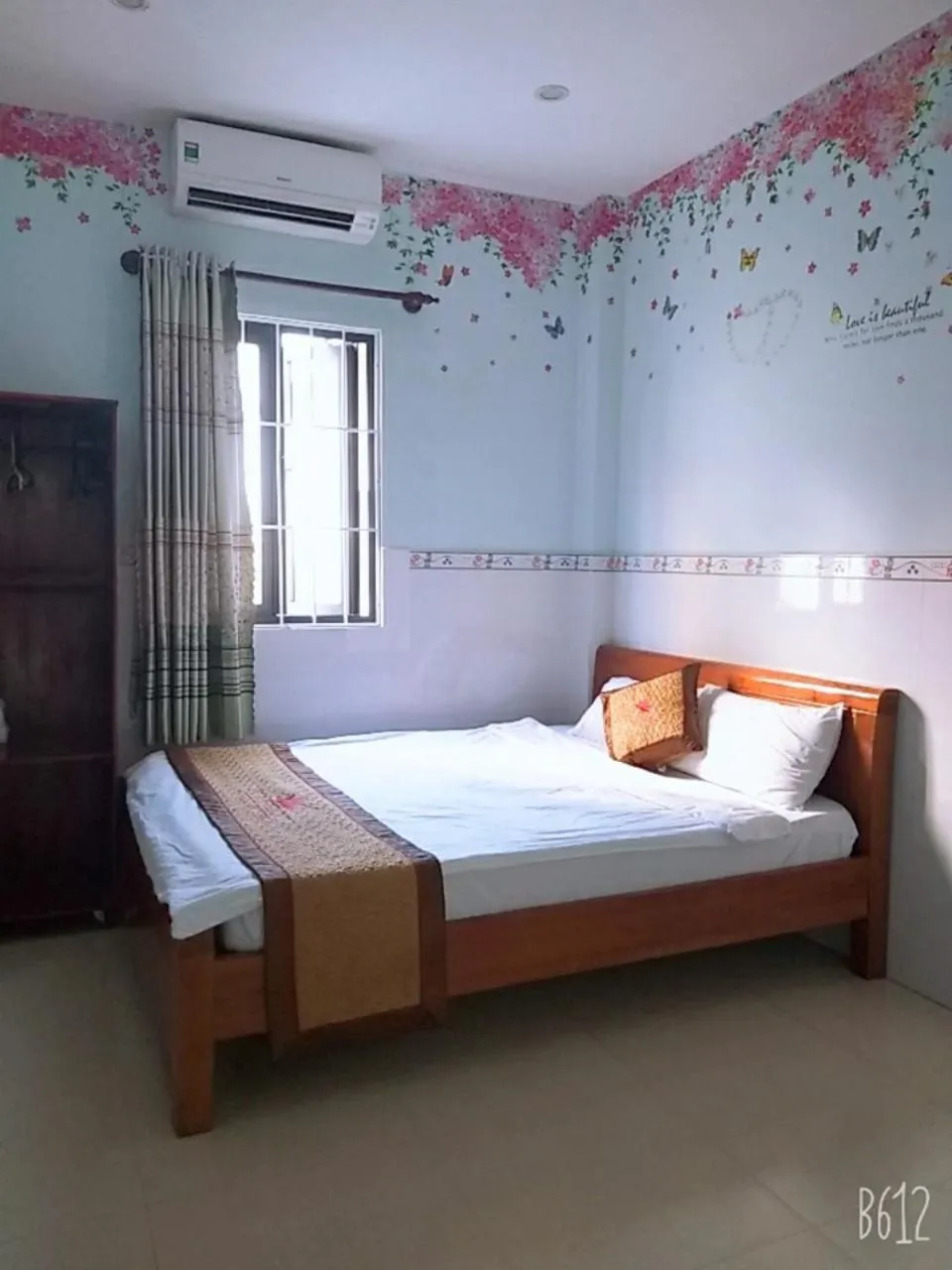 Bed in Ngan Giang Guesthouse