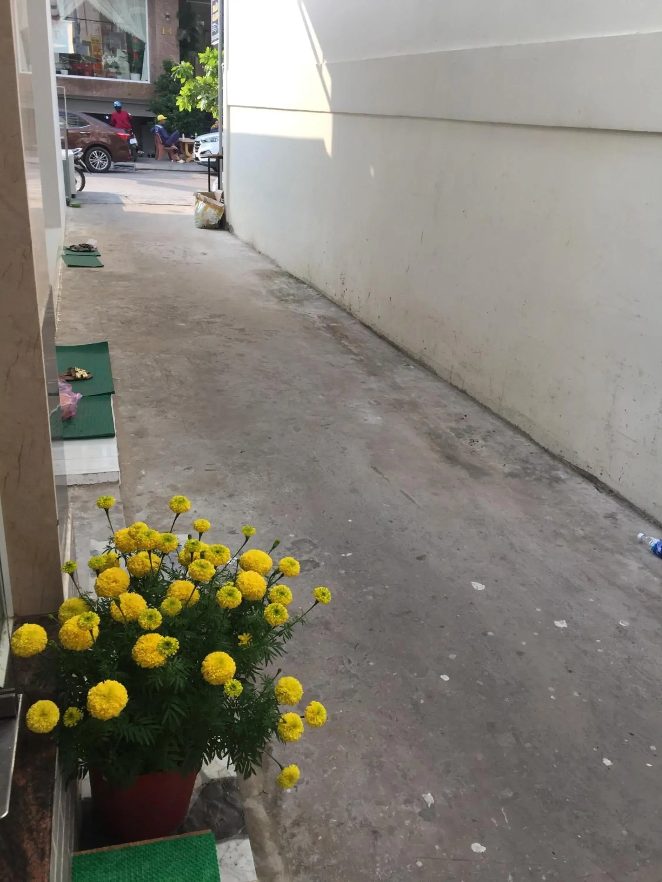 Facade/entrance in Ngan Giang Guesthouse Facade/entrance in Ngan Giang Guesthouse