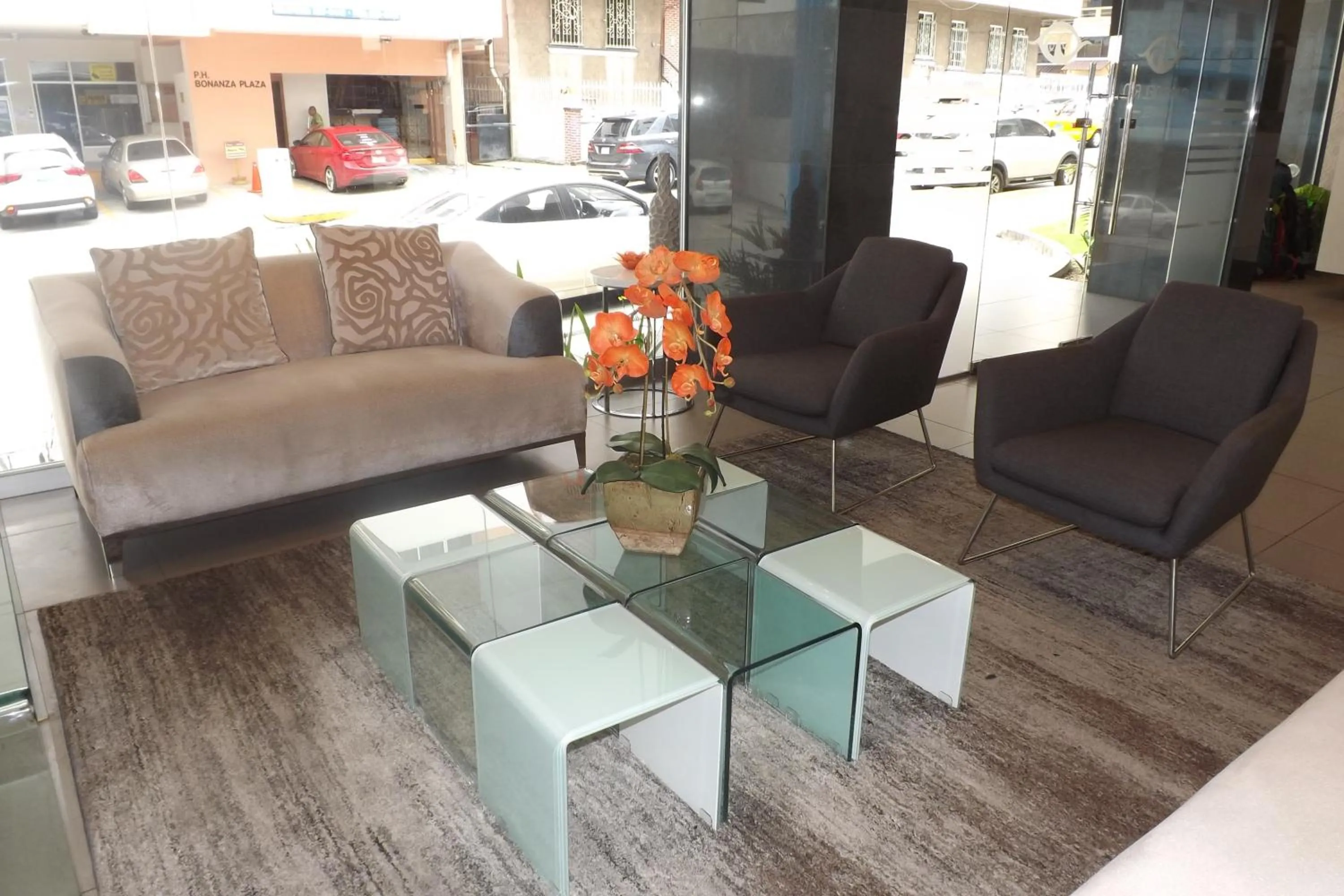 Seating area in Hotel Ojos Del Rio