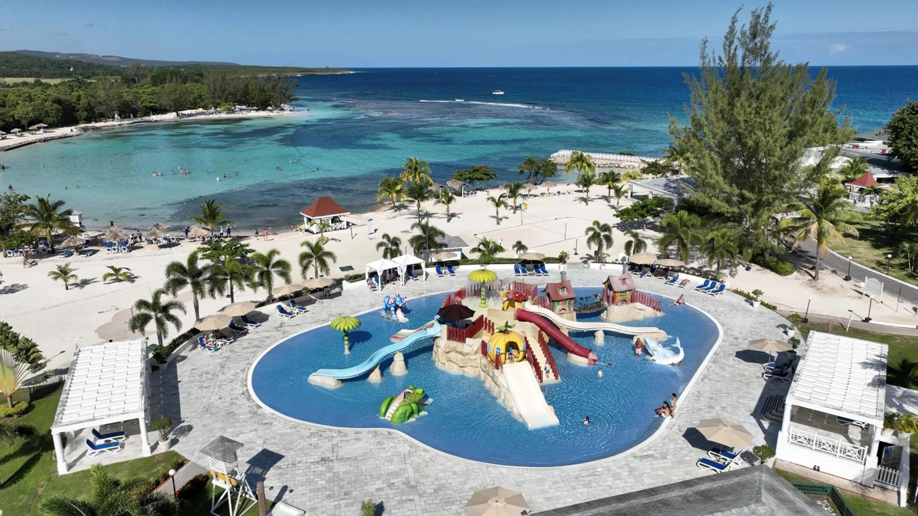 Aqua park in Bahia Principe Grand Jamaica - All Inclusive