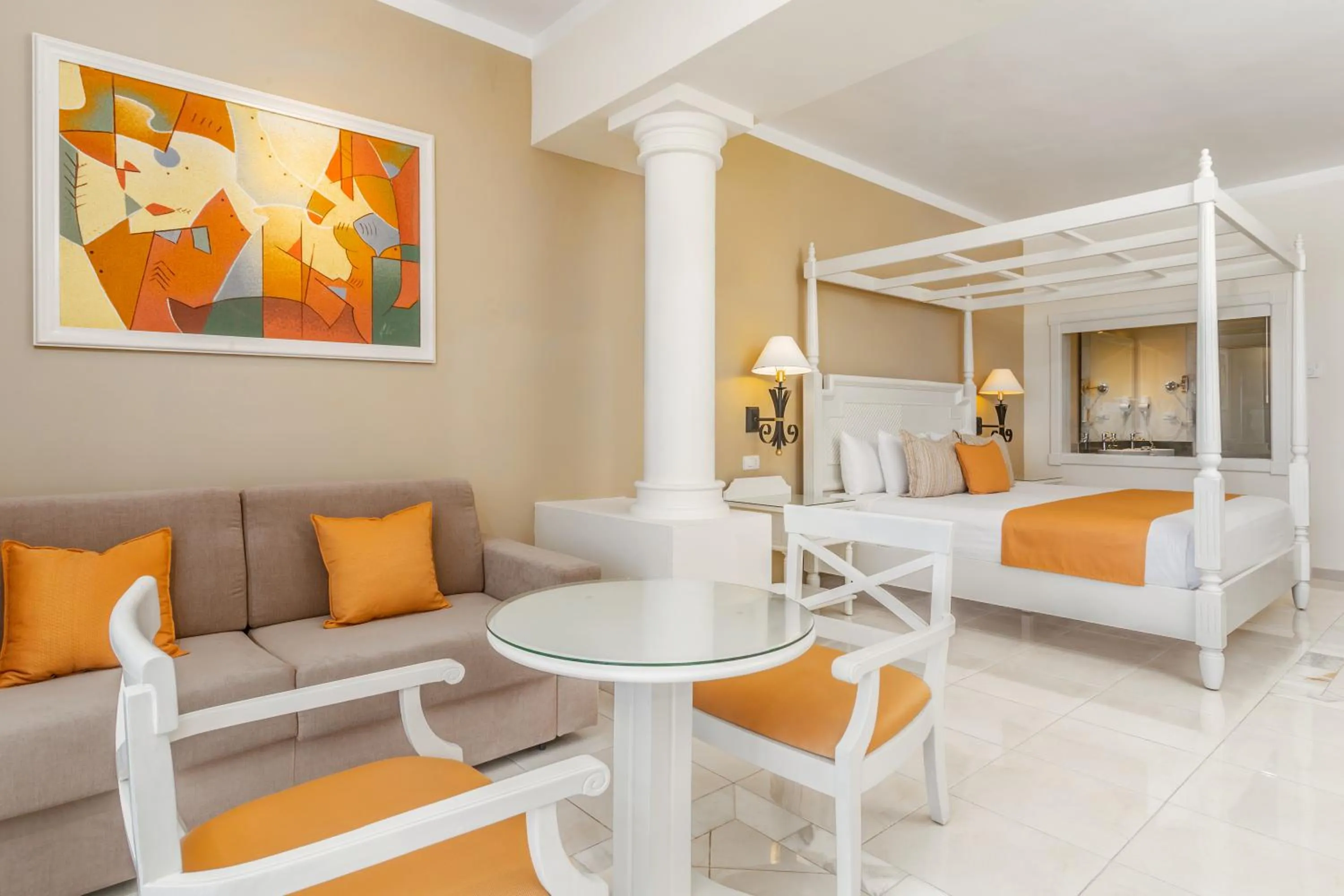 Living room, Bed in Bahia Principe Escape Runaway Bay - All Inclusive