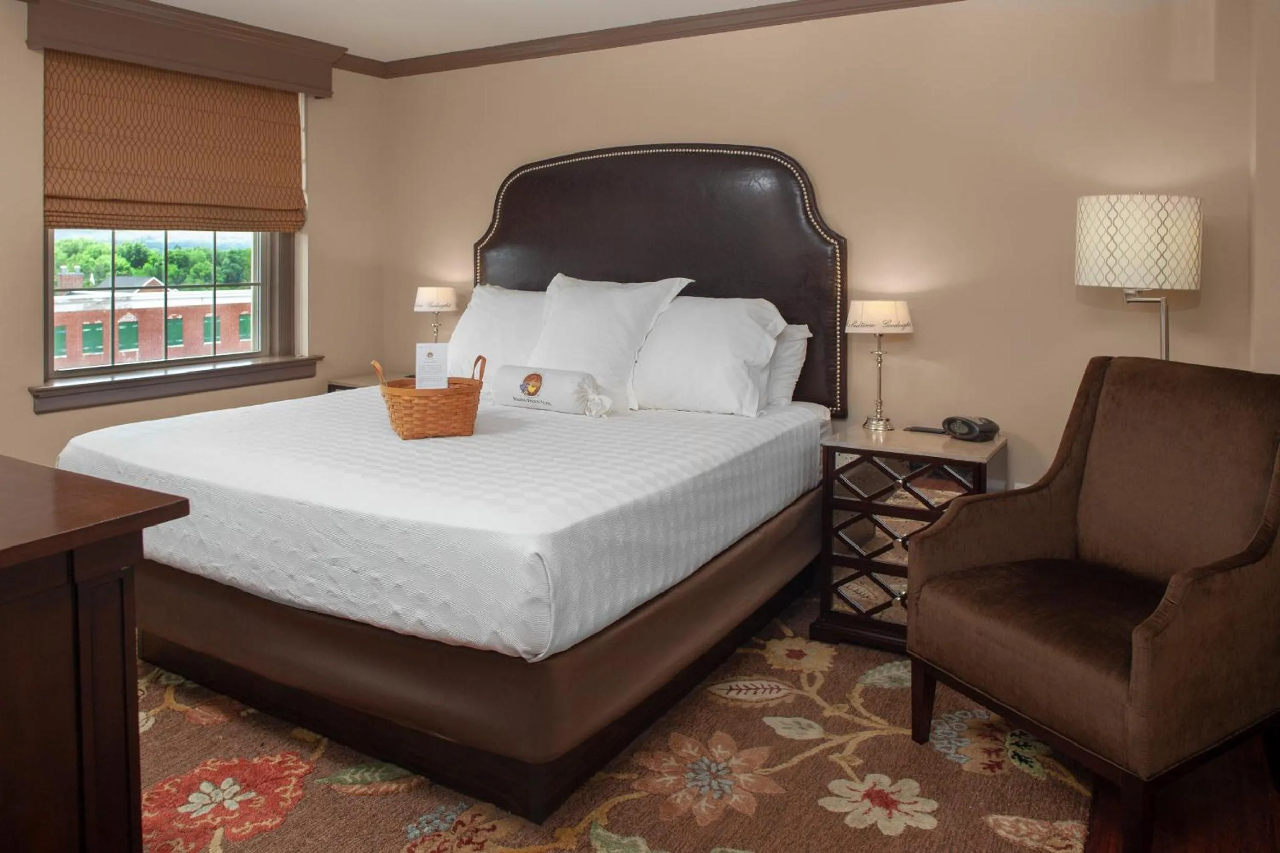 Bed in The Bolling Wilson Hotel