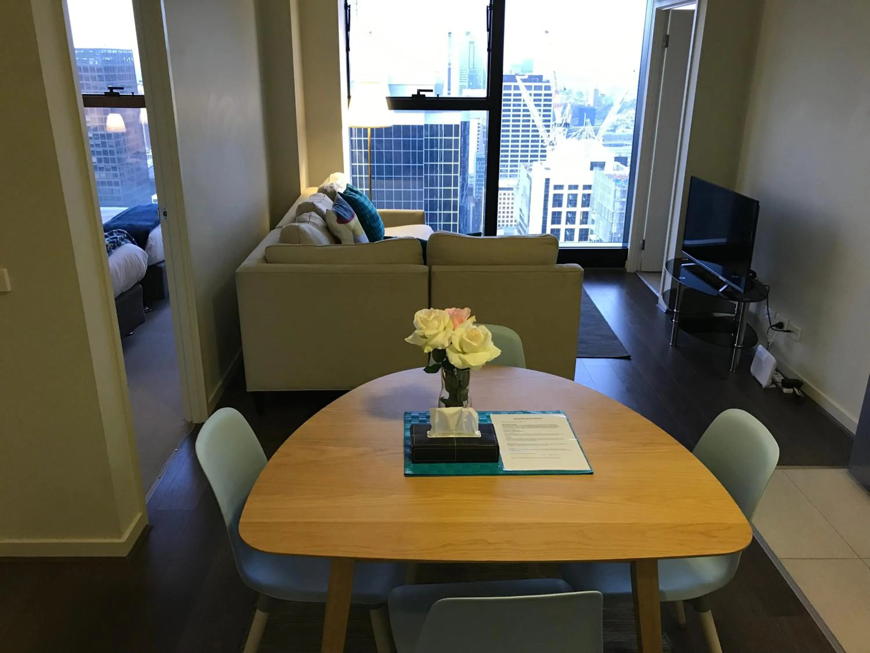 Seating Area in Winston Apartments