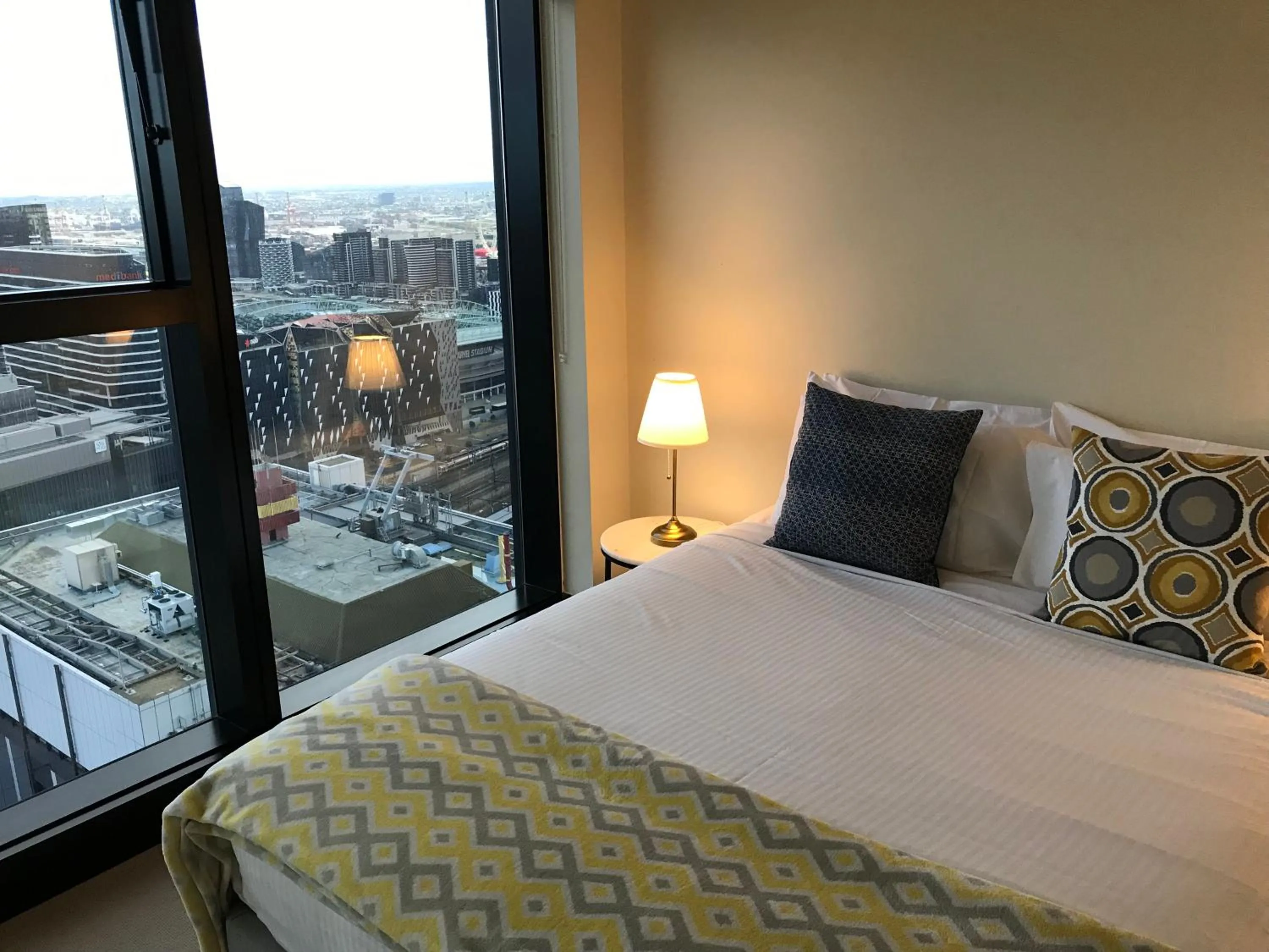 Bed in Winston Apartments